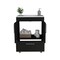 Tuhome Velloc Single Bathroom Vanity, Double Door Cabinet, One Drawer, Black MLW6756 - alternate 7